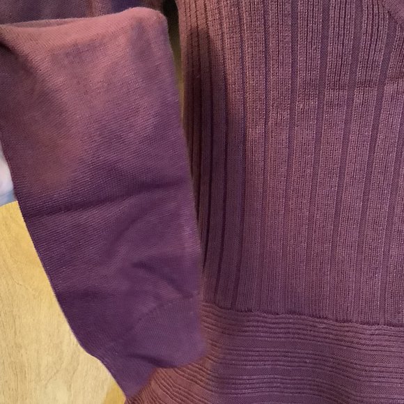 NWT Nina Leonard Mauve Knit Dress Size:  Small - Picture 5 of 9